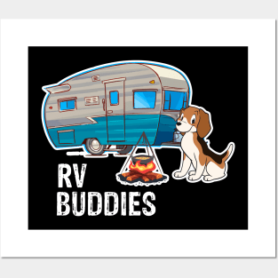 Beagles Dog Rv Buddies Pet Lovers Funny Camping Camper Posters and Art